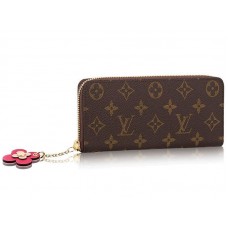 Cartera Louis Vuitton Clemence de lona con monograma m64201