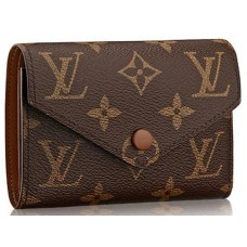 Cartera Louis Vuitton Monogram Victorine de lona marrón m62472