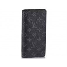 Cartera Brazza de lona con monograma Eclipse de Louis Vuitton m61697