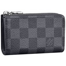 Estuche para llaves de coche Louis Vuitton Damier Graphite n64410