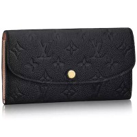 Cartera Emilie de cuero con monograma Empreinte de Louis Vuitton Negro m62369