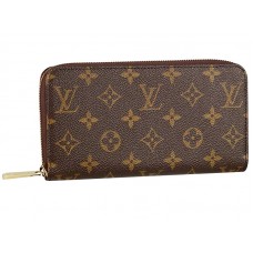 Cartera con cremallera de lona Monogram de Louis Vuitton m60017