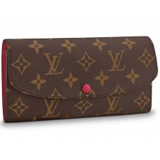 Cartera Louis Vuitton Monogram Canvas Emilie Fucsia m60697