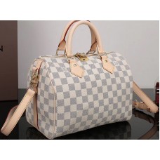Louis Vuitton Damier Azur Lienzo Speedy Bandouliere 25 n41374