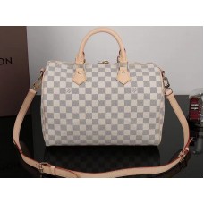Louis Vuitton Damier Azur Lienzo Speedy Bandouliere 30 n41373