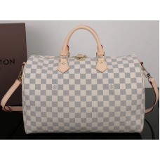 Louis Vuitton Damier Azur Lienzo Speedy Bandouliere 35 n41372