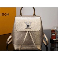 Mochila Louis Vuitton Lockme Mini Dorada m54575