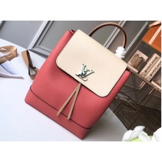 Mochila Louis Vuitton Lockme Vieux Rose Sesame Creme m44250