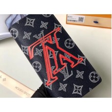 Cartera Louis Vuitton Brazza de lona con monograma al revés m62893