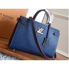 Bolso tote Louis Vuitton Epi de piel con giro, color índigo m54980