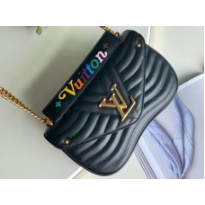 Bolso de cadena de piel Louis Vuitton New Wave Mm m51498