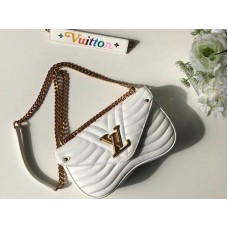 Bolso de cadena de piel Louis Vuitton New Wave Mm m51945
