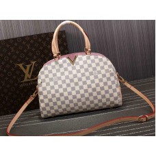 Louis Vuitton Bolso bolos Kensington de lona Damier Azur n41505-Da