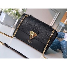 Cartera con cadena Louis Vuitton Monogram Empreinte Vavin Negro m63398