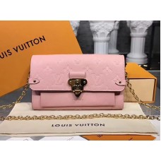 Cartera con cadena Louis Vuitton Monogram Empreinte Vavin Rosa m63399