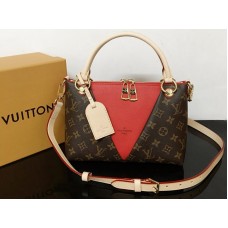 Bolso Louis Vuitton Monogram Canvas V Tote BB Rojo m43966