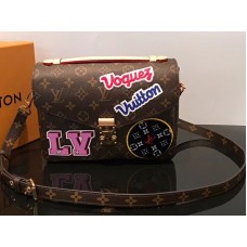 Pochette de lona con monograma de Louis Vuitton Metis m43991