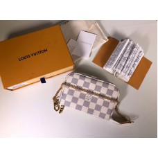 Louis Vuitton Damier Azur Canvas Mini Pochette Accesorios n58010