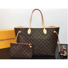 Bolso Louis Vuitton Monogram de lona Neverfull Gm m41181