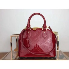 Louis Vuitton Monograma Vernis Alma Bb Pomme D'Amour m91607