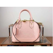 Louis Vuitton Monograma Vernis Alma BB Rose Bailarina m91607