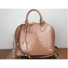Louis Vuitton Monograma Vernis Alma Pm Terciopelo Rosa m91611