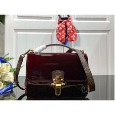 Louis Vuitton Miroir Vernis Charol Cherrywood Bb Burgundy m51952