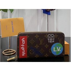 Organizador de lona con cremallera Monogram de Louis Vuitton, marrón, m60017