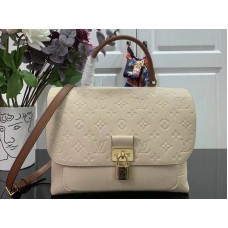 Louis Vuitton Monograma Empreinte Cuero Marignan Crema Caramelo m44549