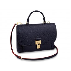 Louis Vuitton Monogram Empreinte Cuero Marignan Azul Rojo m44545