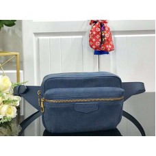 Riñonera Louis Vuitton Monogram Denim Outdoor Azul Marino m44741