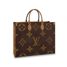 Louis Vuitton Monogram Giant y Monogram Reverse Canvas Onthego m44576