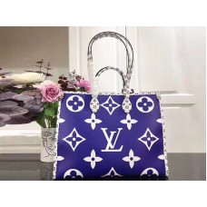 Louis Vuitton Monogram Giant Canvas Onthego Azul m44569