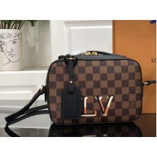 Louis Vuitton Damier Ebene Lienzo Saintonge Negro n40154