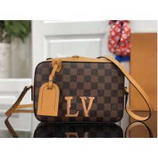 Louis Vuitton Damier Ebene Lienzo Saintonge Tan n40154