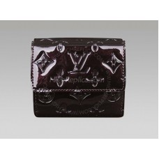 Monedero y billetera con broches Vernis con monograma de Louis Vuitton Amarante