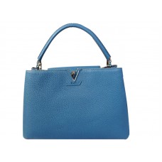 Bolso Louis Vuitton Capucines Mm Azul